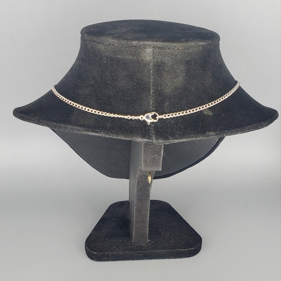 St. Anthony Pray for Us Silvertone Medallion Necklace - Picture 4 of 6